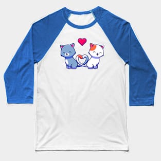 Kitty Love Baseball T-Shirt